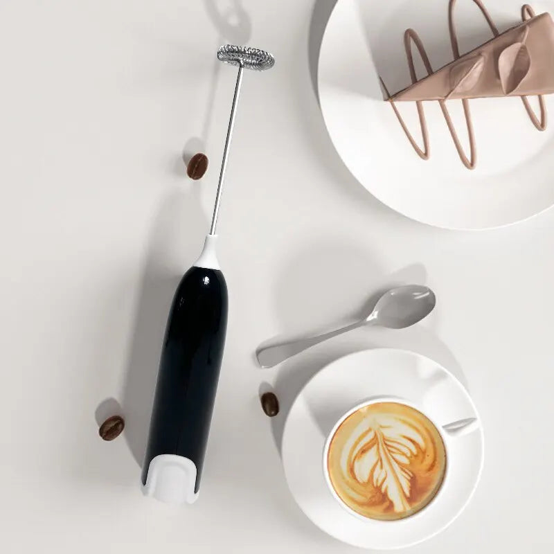 Mini Mixer Portátil Misturador de Bebidas Batedor Espumador de Leite USB Recarregável Cozinha Café Ovo